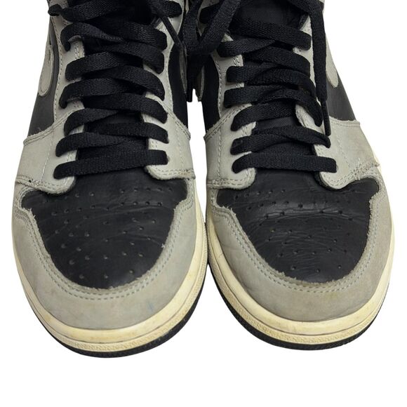 Nike Air Jordan 1 Retro High OG Swoosh Shoes Sneakers Black Gray 9 main image 7